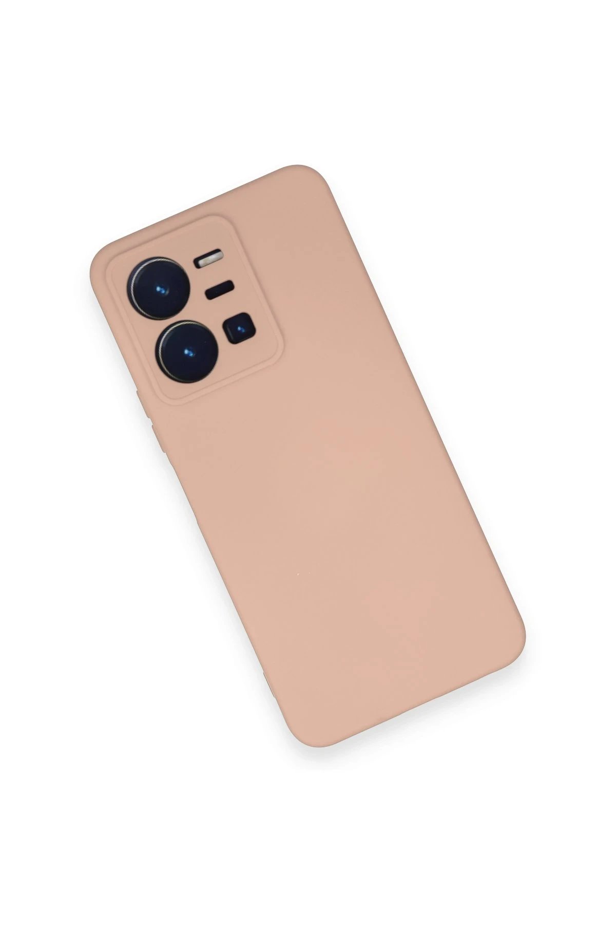 Vivo Y35 Kılıf Nano içi Kadife Silikon - Pudra-(5796) - Görsel 3