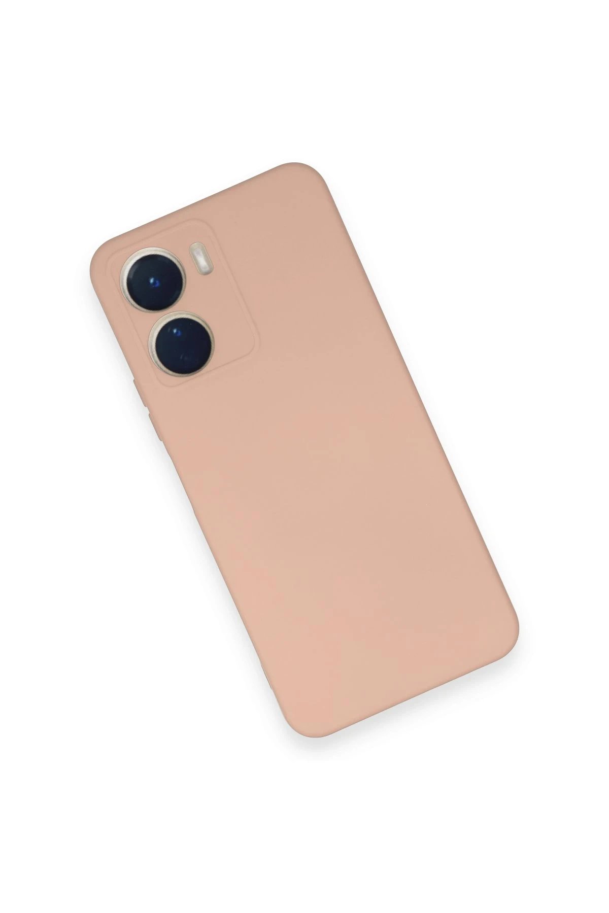 Vivo Y16 Kılıf Nano içi Kadife Silikon - Pudra-(5796) - Görsel 3