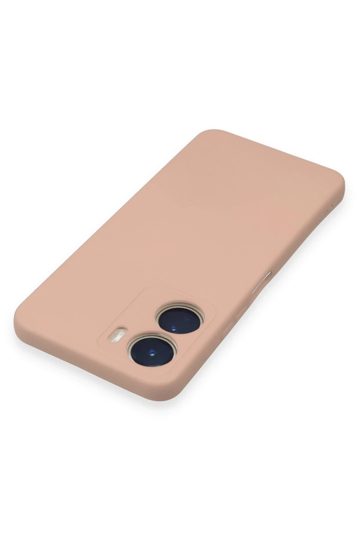 Vivo Y16 Kılıf Nano içi Kadife Silikon - Pudra-(5796) - Görsel 4