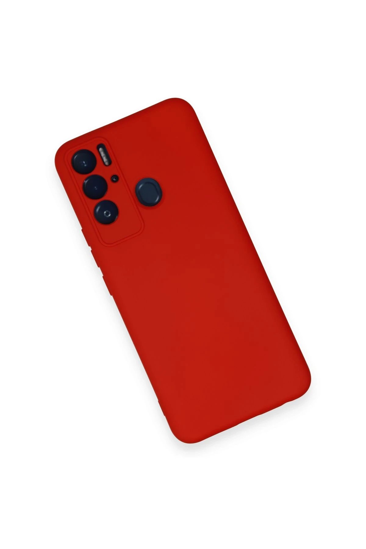 Tecno Pova Neo Kılıf Nano içi Kadife Silikon - Kırmızı-(5796) - Görsel 3