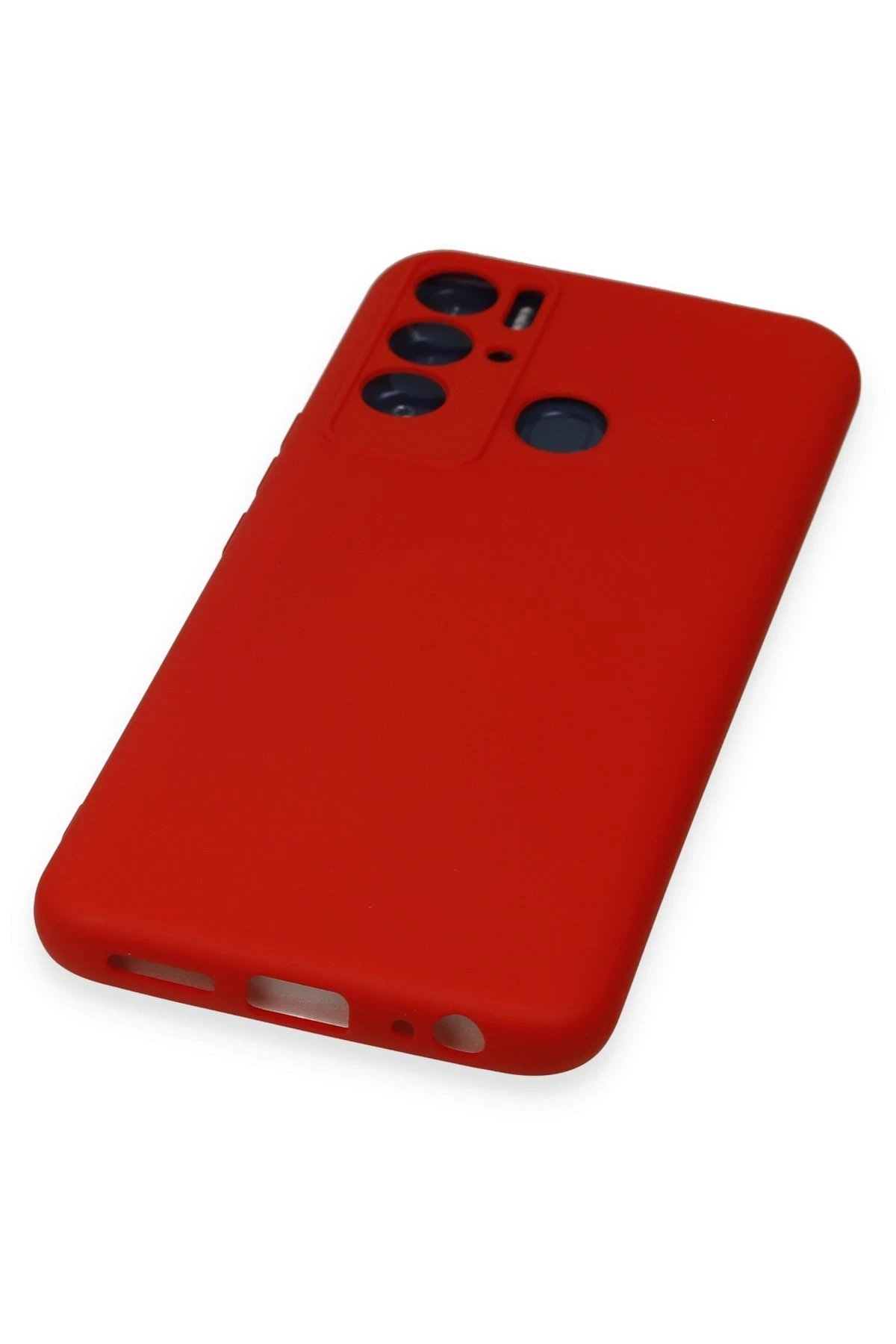 Tecno Pova Neo Kılıf Nano içi Kadife Silikon - Kırmızı-(5796) - Görsel 5