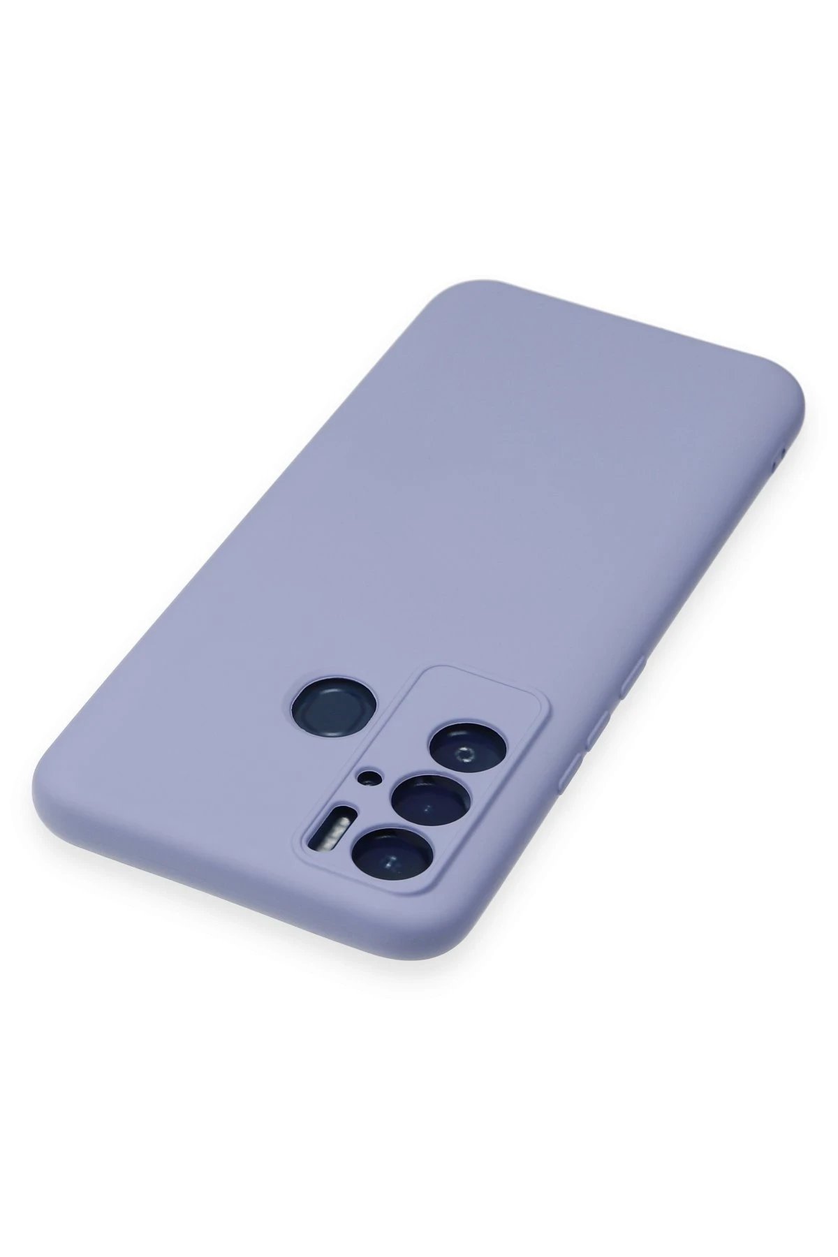 Tecno Pova Neo Kılıf Nano içi Kadife Silikon - Lila-(5796) - Görsel 4