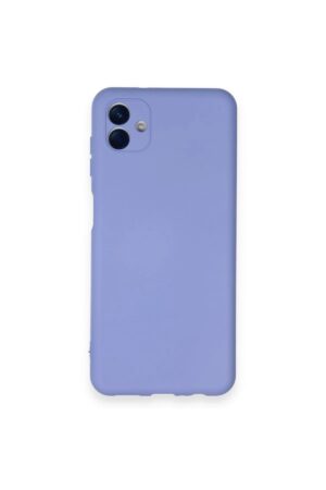 Samsung Galaxy A04 Kılıf Nano içi Kadife Silikon - Lila-(5796)