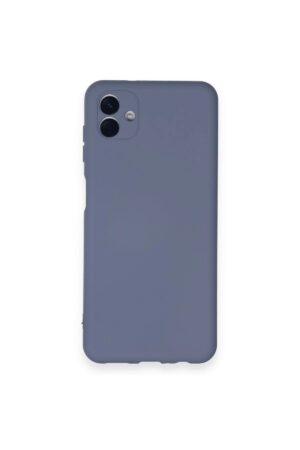 Samsung Galaxy A04 Kılıf Nano içi Kadife Silikon - Gri-(5796)