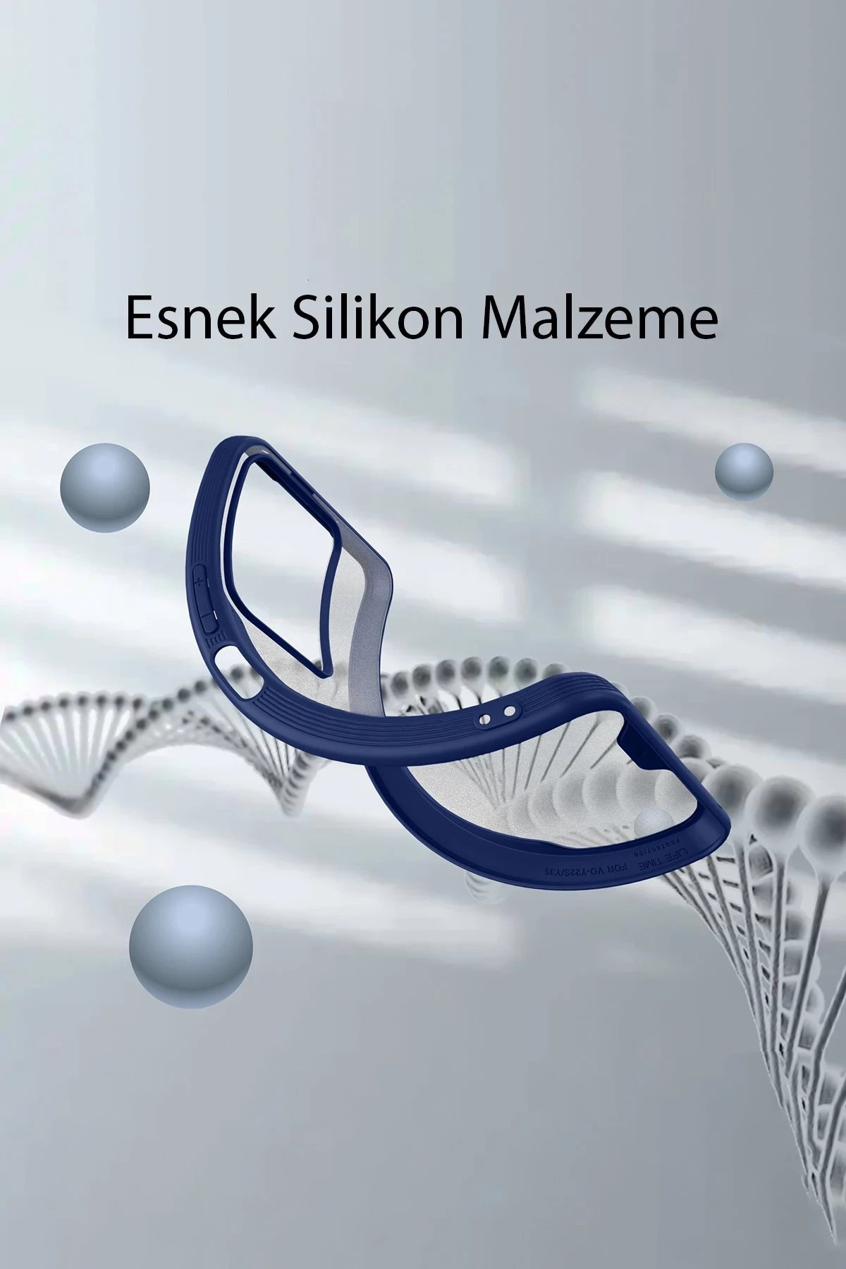 Vivo Y35 Kılıf Platin Silikon - Yeşil-(5796) - Görsel 2