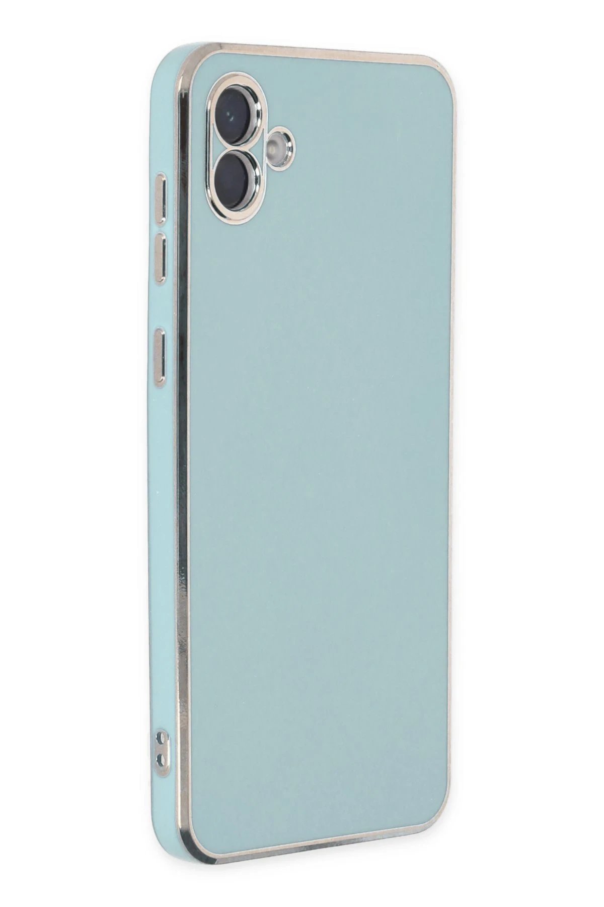 Samsung Galaxy A04 Kılıf Volet Silikon - Açık Yeşil-(5796)