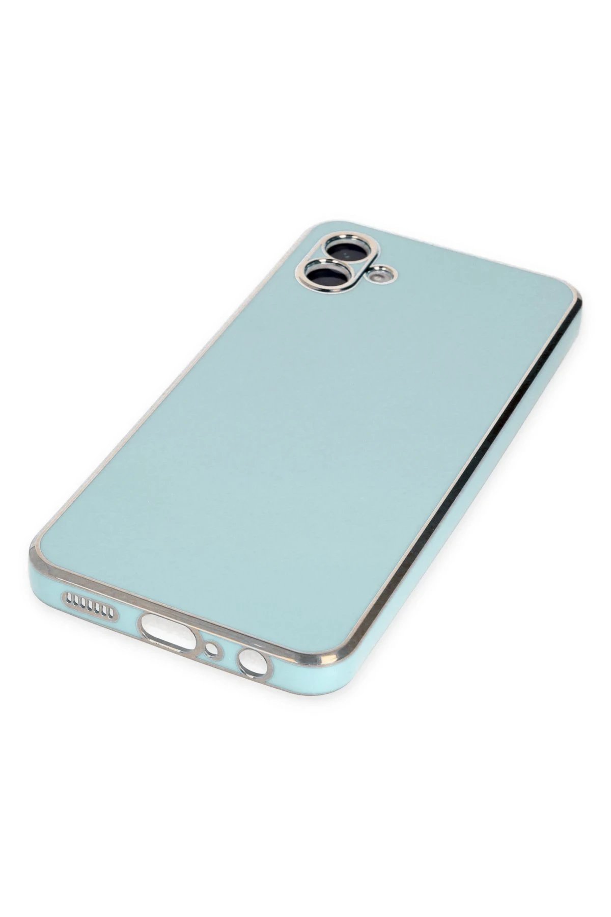 Samsung Galaxy A04 Kılıf Volet Silikon - Açık Yeşil-(5796) - Görsel 5