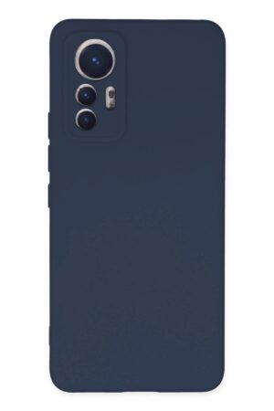 Xiaomi Mi 12 Lite Kılıf Nano içi Kadife Silikon - Lacivert-(5796)