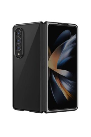 Samsung Galaxy Z Fold 4 Kılıf Fold Element Kapak - Siyah-(5796)