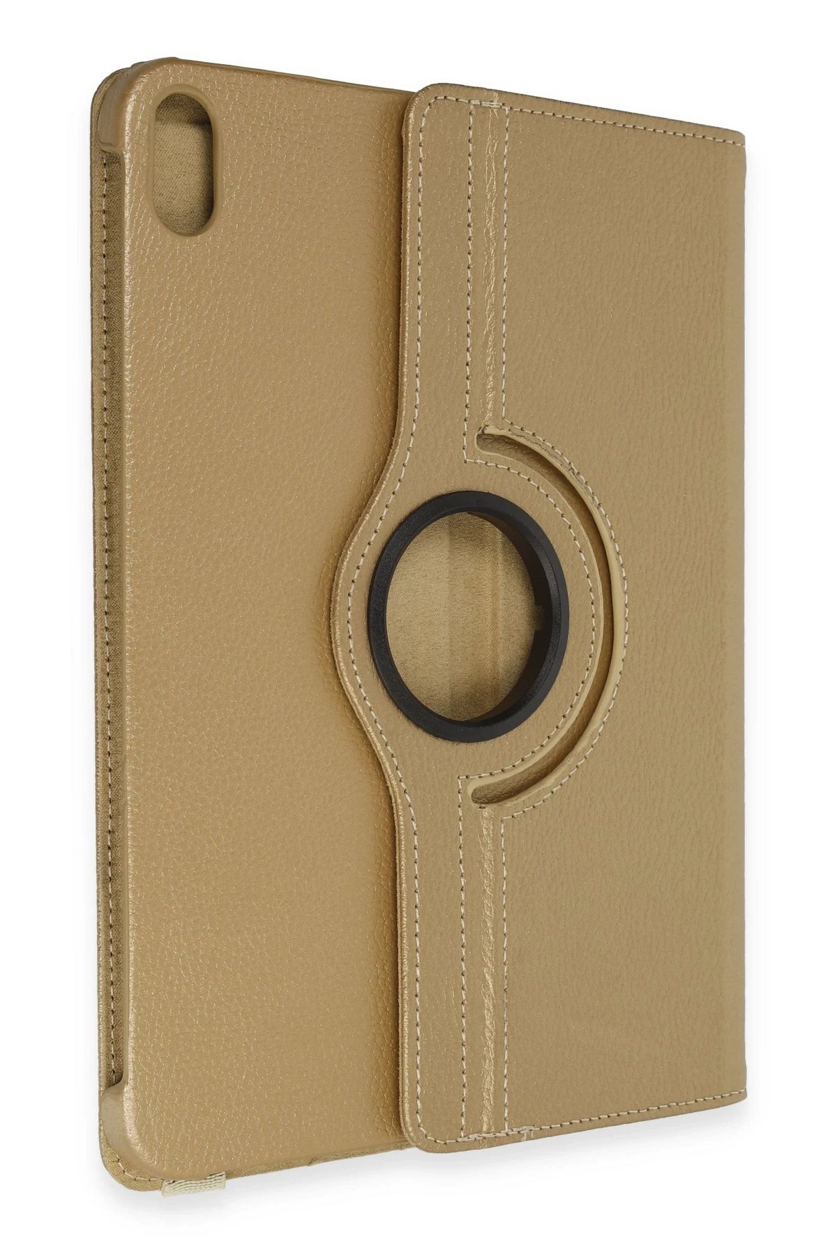 iPad 2022 10.9 (10.nesil) Kılıf 360 Tablet Deri Kılıf - Gold-(5796) - Görsel 2
