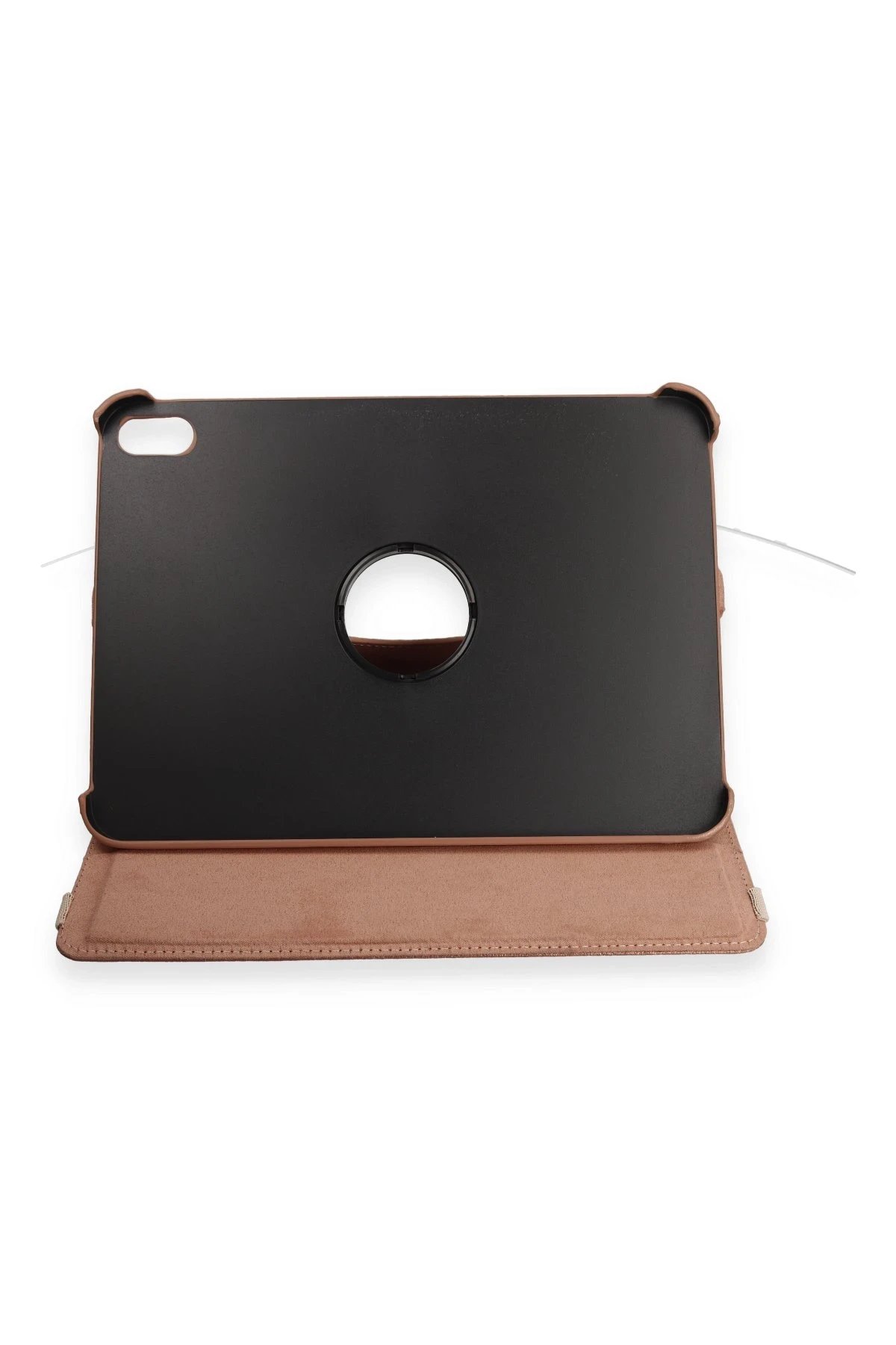 iPad 2022 10.9 (10.nesil) Kılıf 360 Tablet Deri Kılıf - Rose Gold-(5796) - Görsel 3