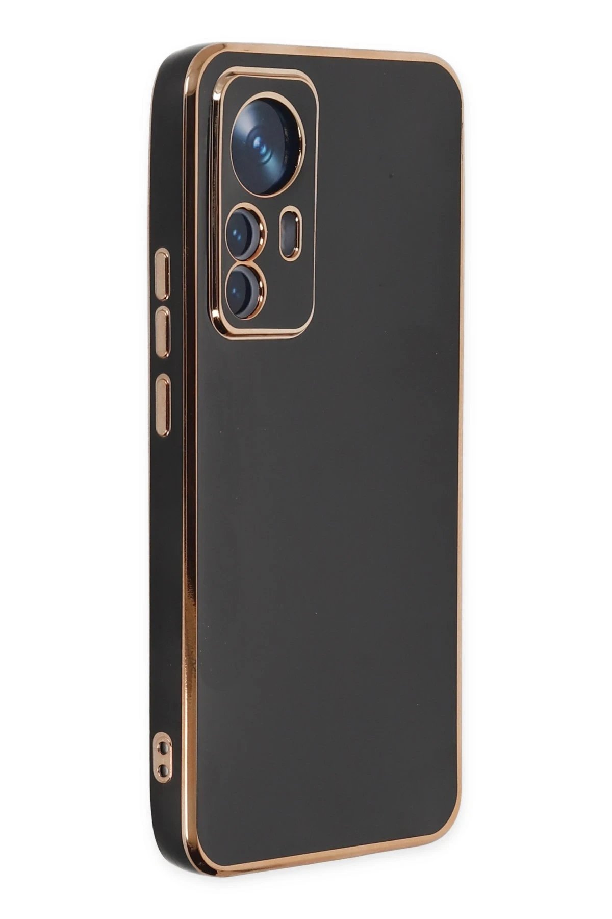 Xiaomi Mi 12T Pro Kılıf Volet Silikon - Siyah-(5796)