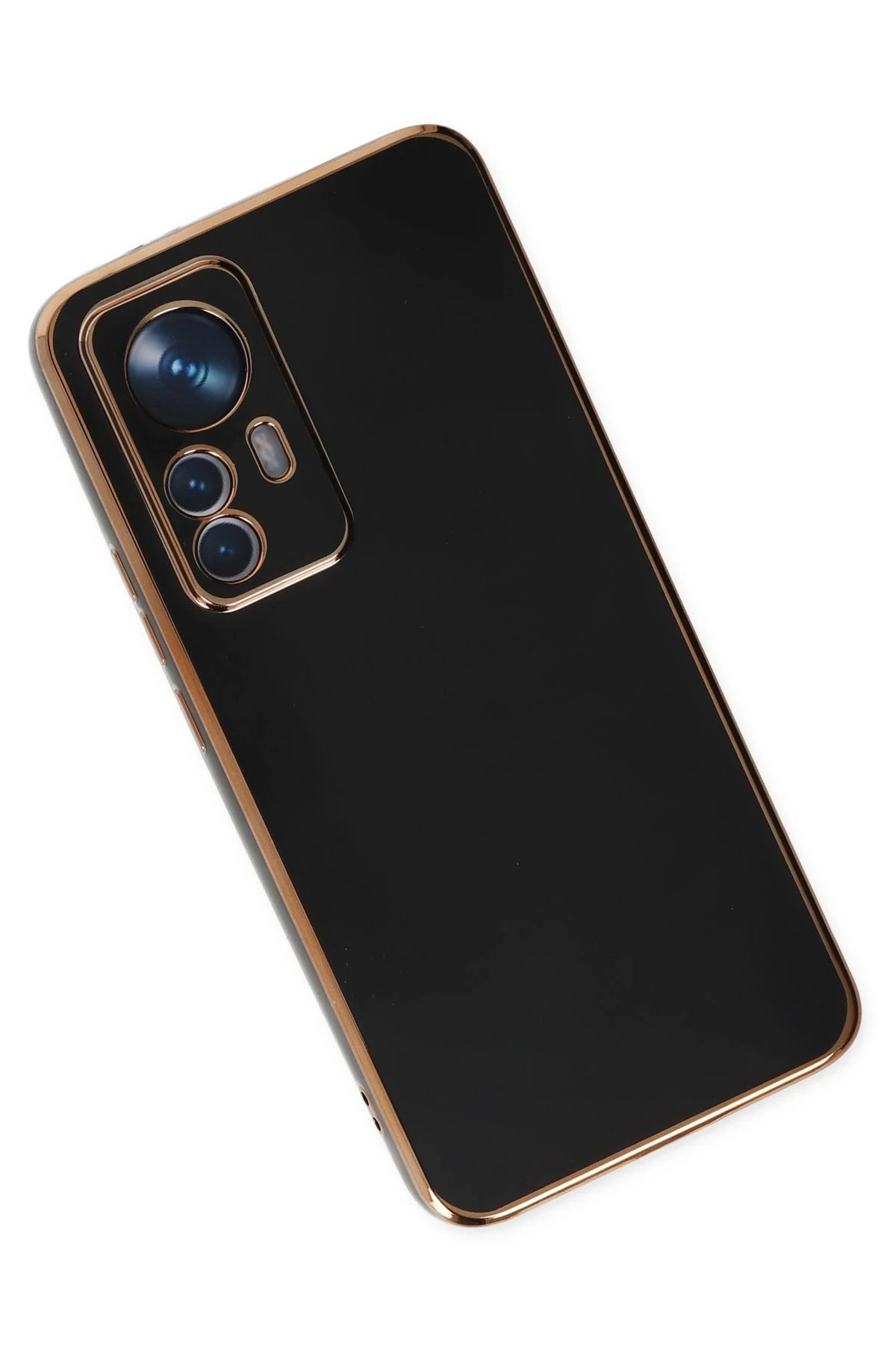 Xiaomi Mi 12T Pro Kılıf Volet Silikon - Siyah-(5796) - Görsel 3