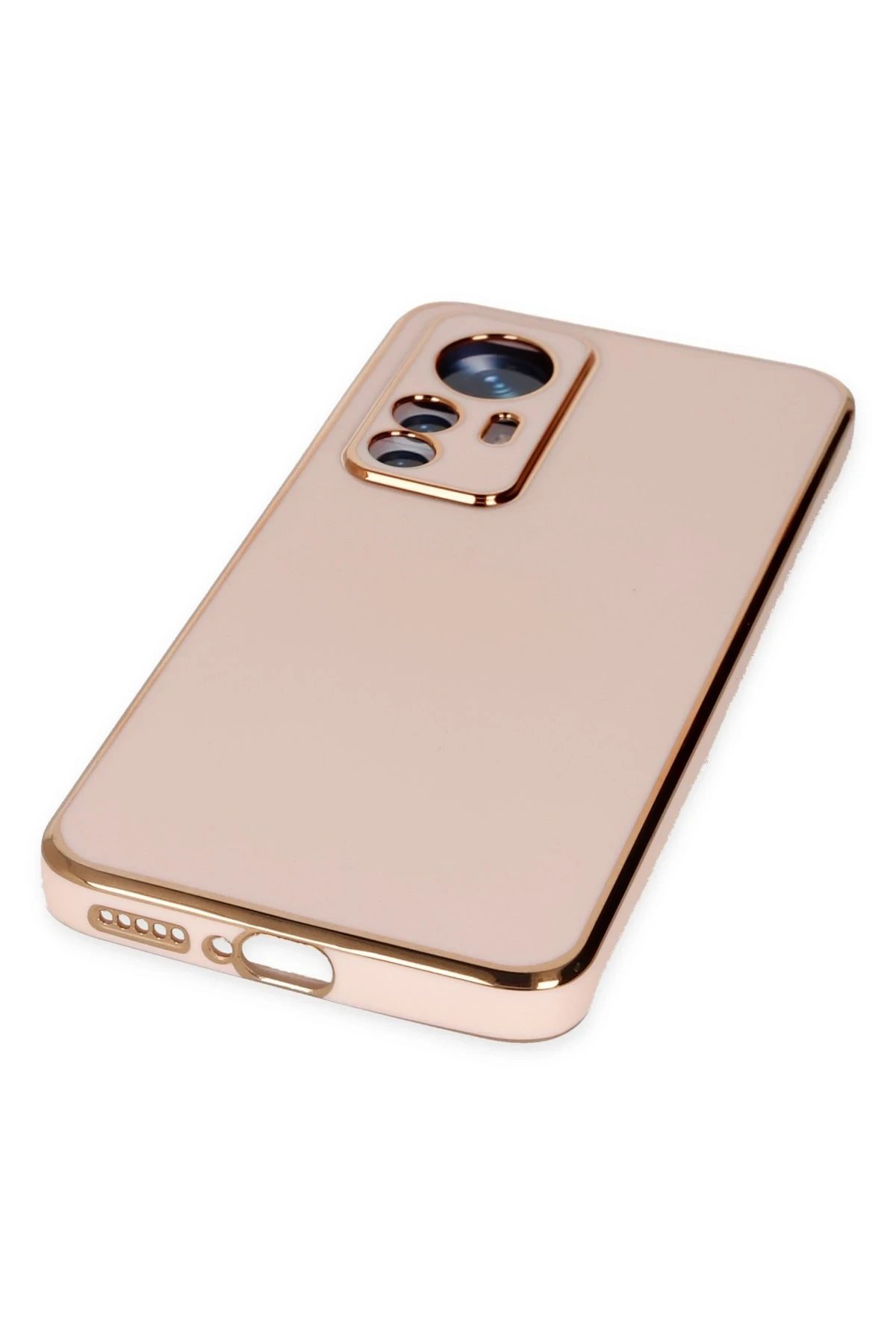 Xiaomi Mi 12T Pro Kılıf Volet Silikon - Pembe-(5796) - Görsel 5