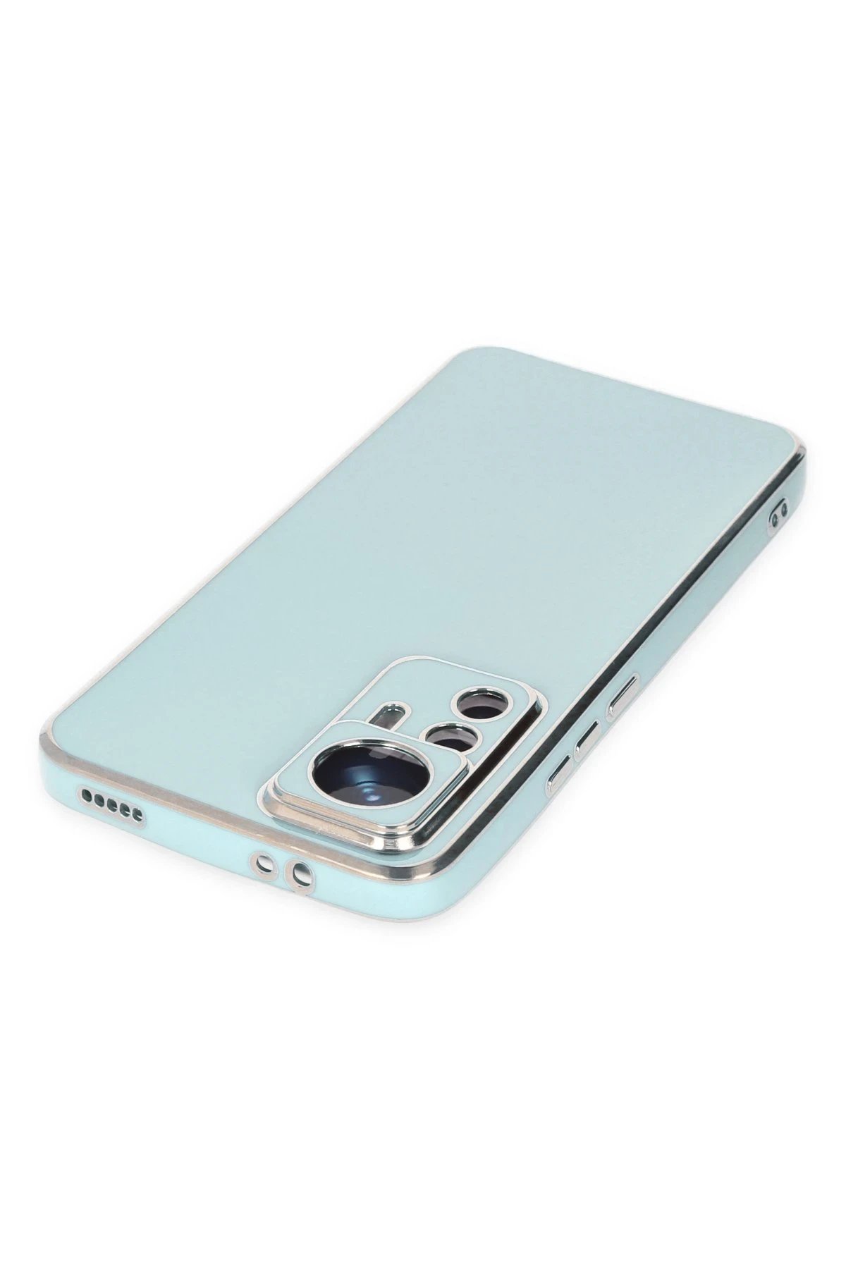 Xiaomi Mi 12T Pro Kılıf Volet Silikon - Açık Yeşil-(5796) - Görsel 4