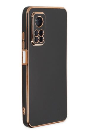 Xiaomi Mi 10T Kılıf Volet Silikon - Siyah-(5796)