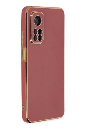 Xiaomi Mi 10T Kılıf Volet Silikon - Kırmızı-(5796)