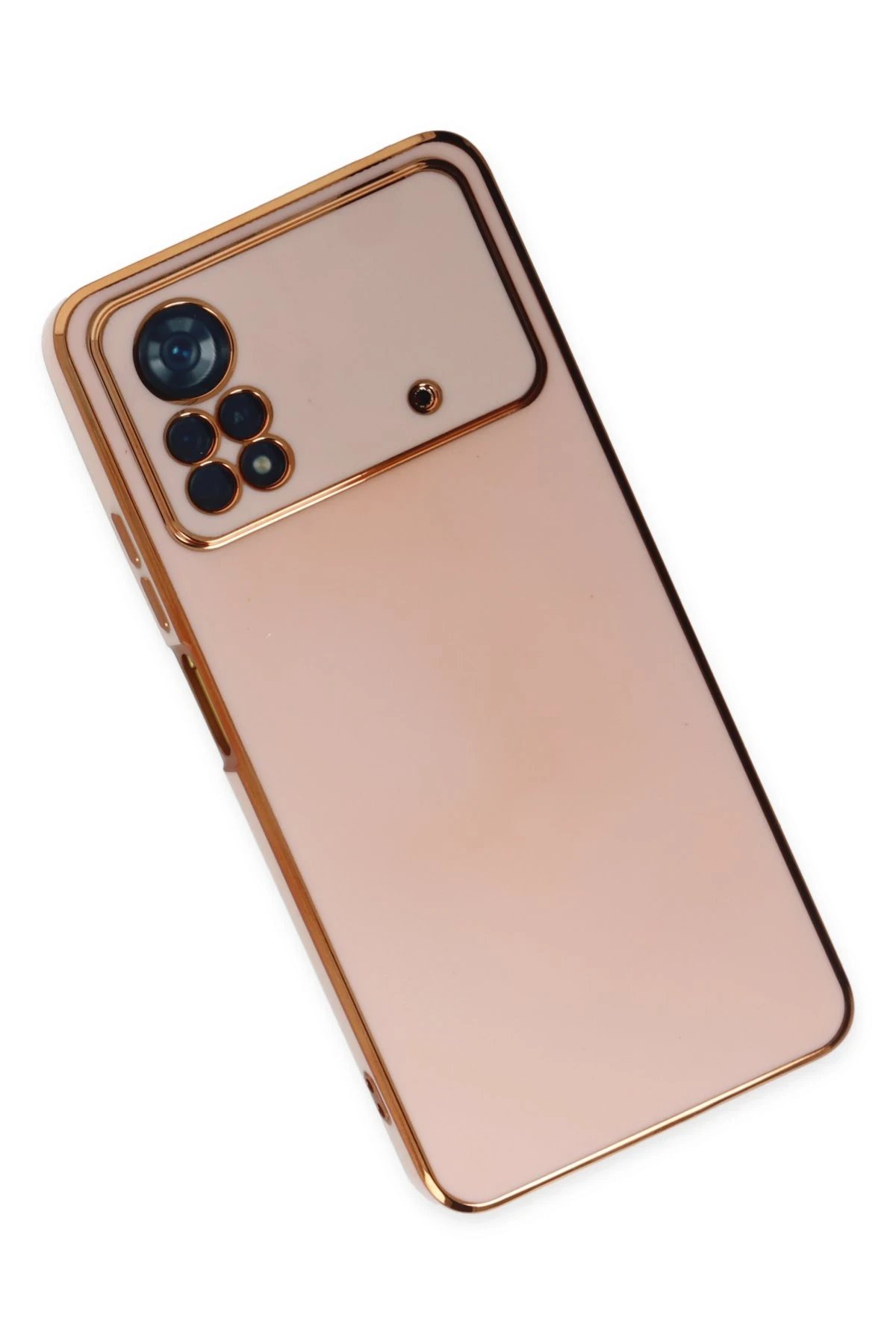 Xiaomi Poco X4 Pro 5G Kılıf Volet Silikon - Pembe-(5796) - Görsel 4