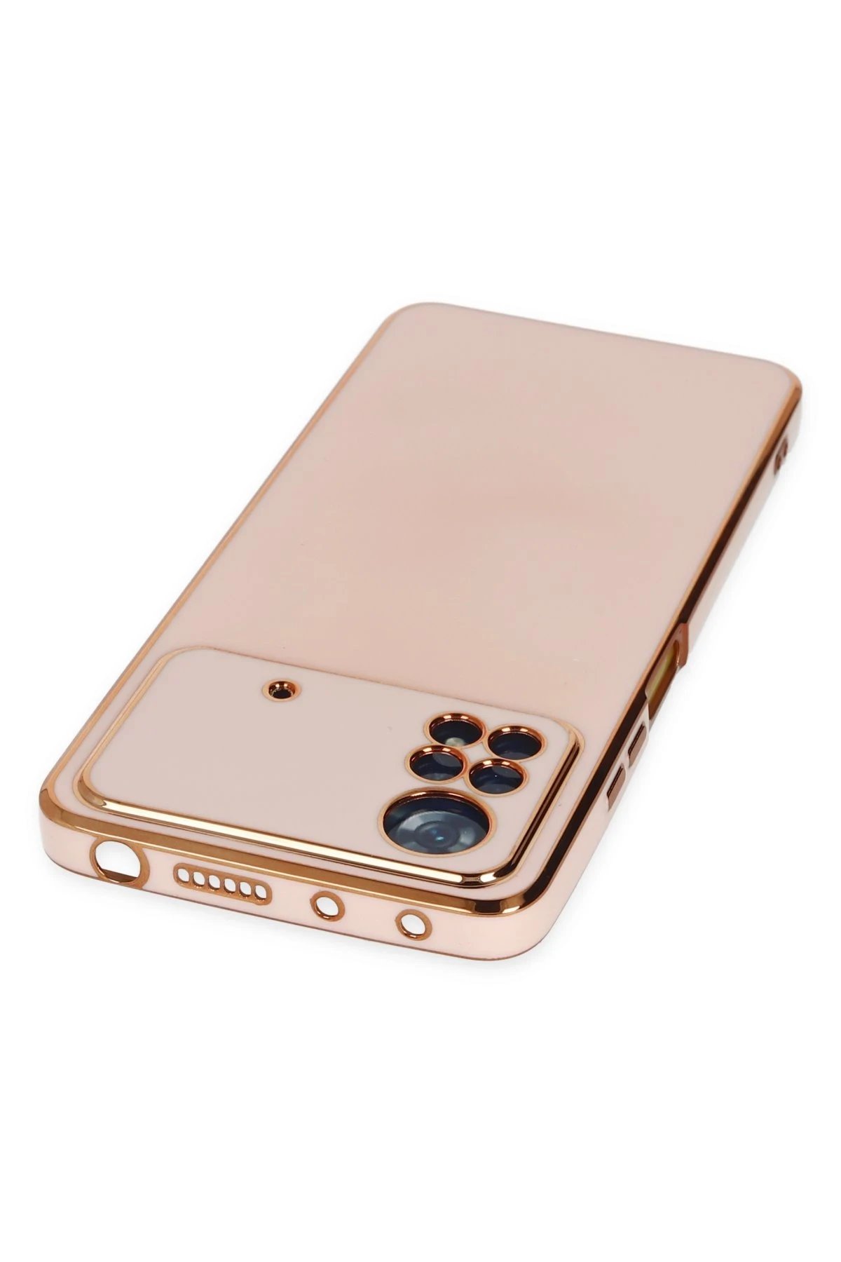 Xiaomi Poco X4 Pro 5G Kılıf Volet Silikon - Pembe-(5796) - Görsel 5