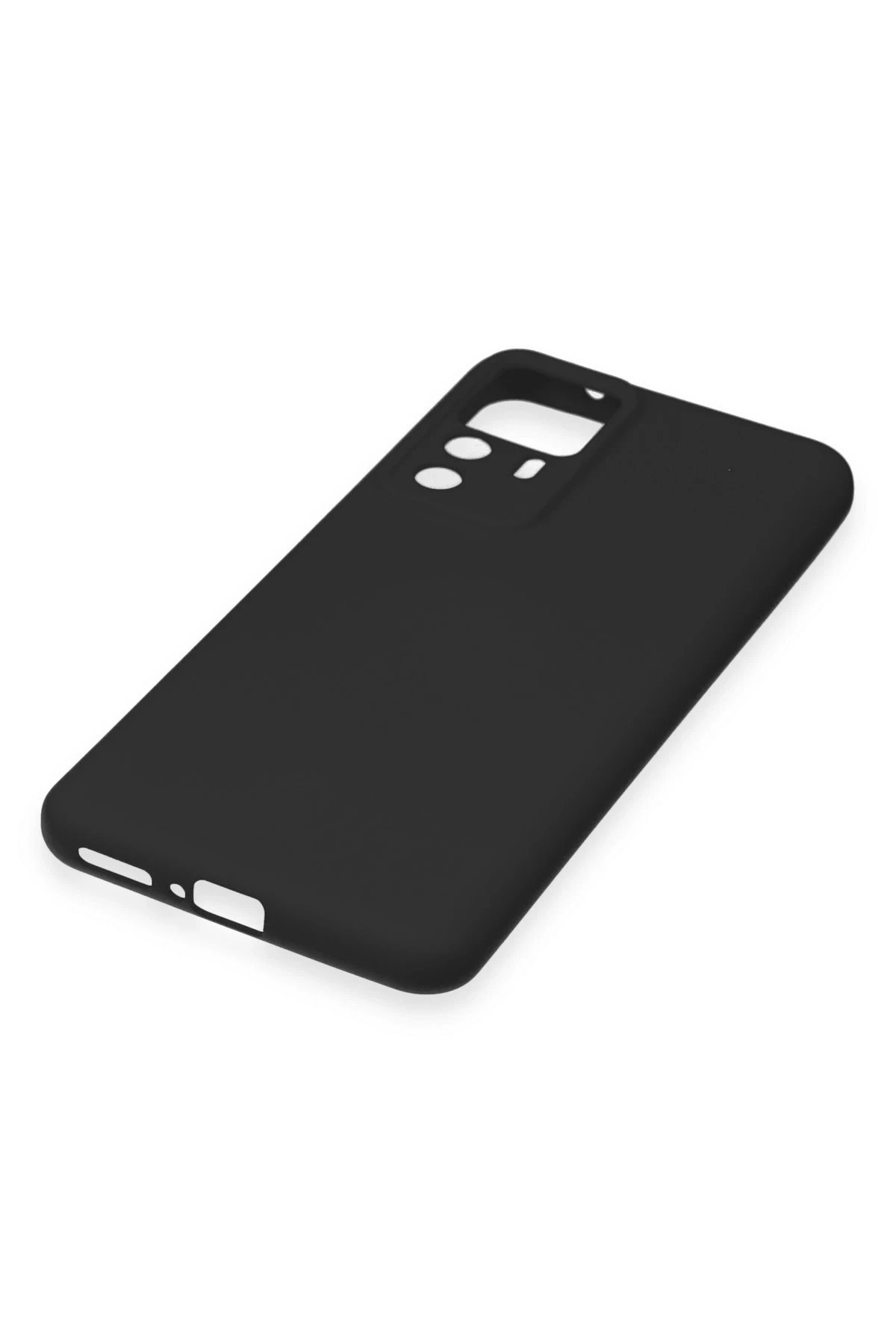 Xiaomi Mi 12T Pro Kılıf Nano içi Kadife Silikon - Siyah-(5796) - Görsel 5