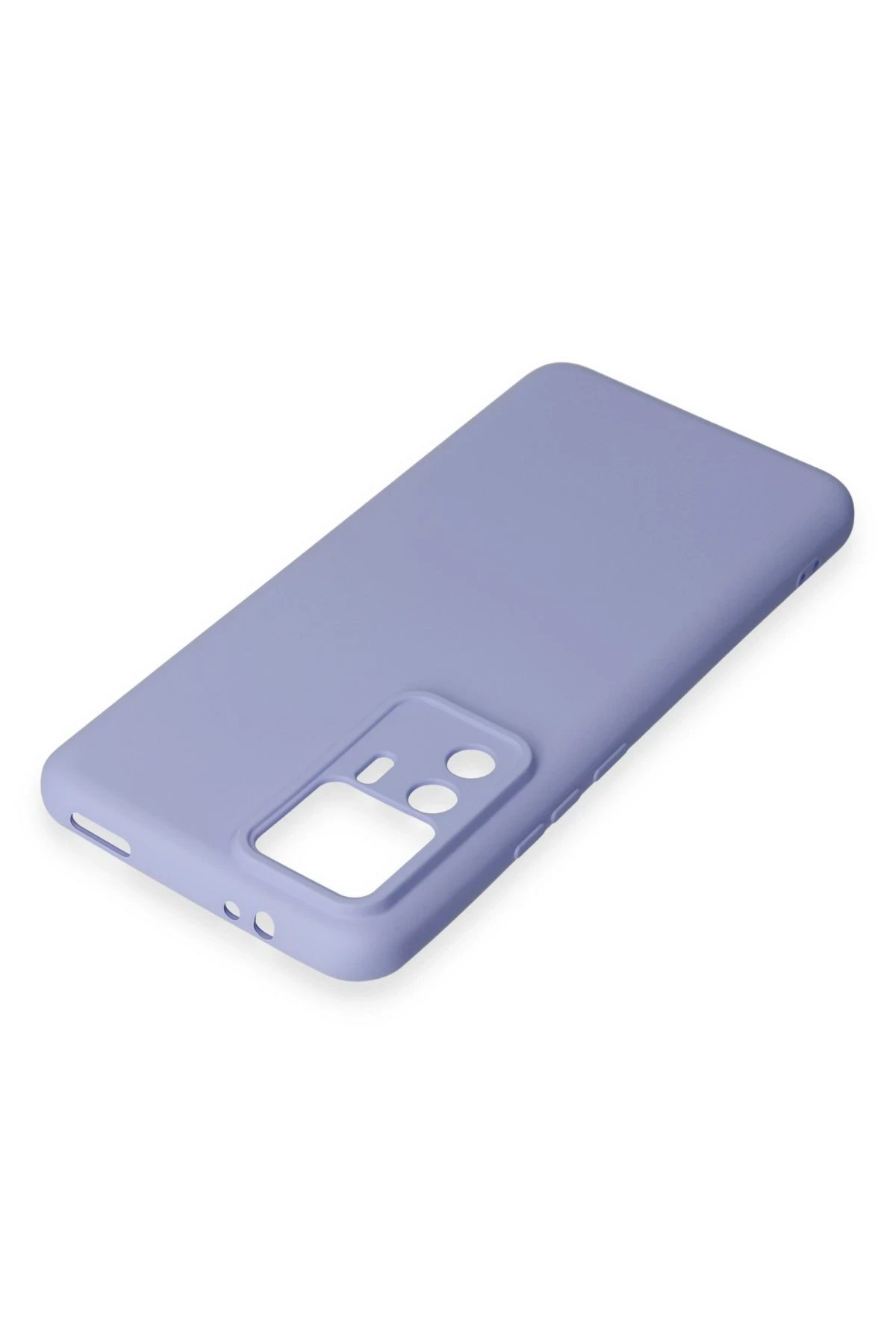 Xiaomi Mi 12T Pro Kılıf Nano içi Kadife Silikon - Lila-(5796) - Görsel 4