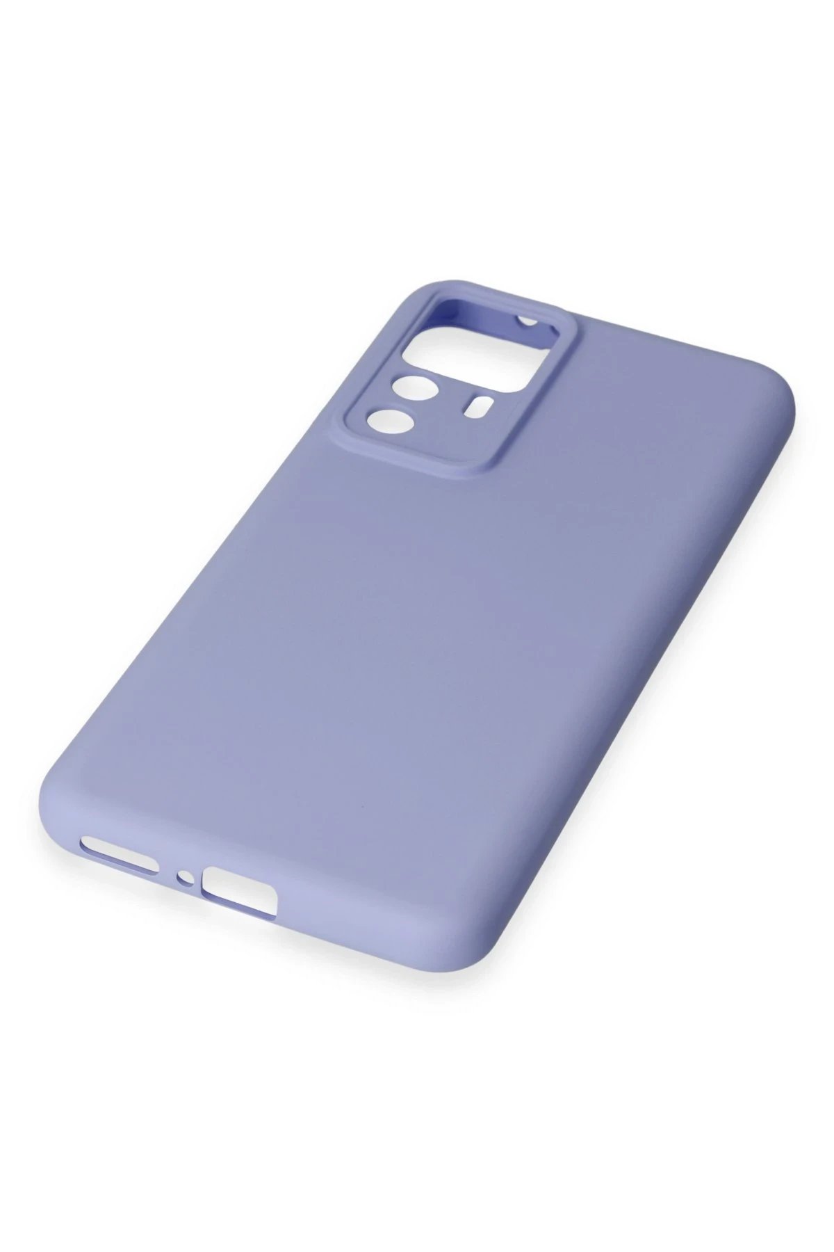 Xiaomi Mi 12T Pro Kılıf Nano içi Kadife Silikon - Lila-(5796) - Görsel 5