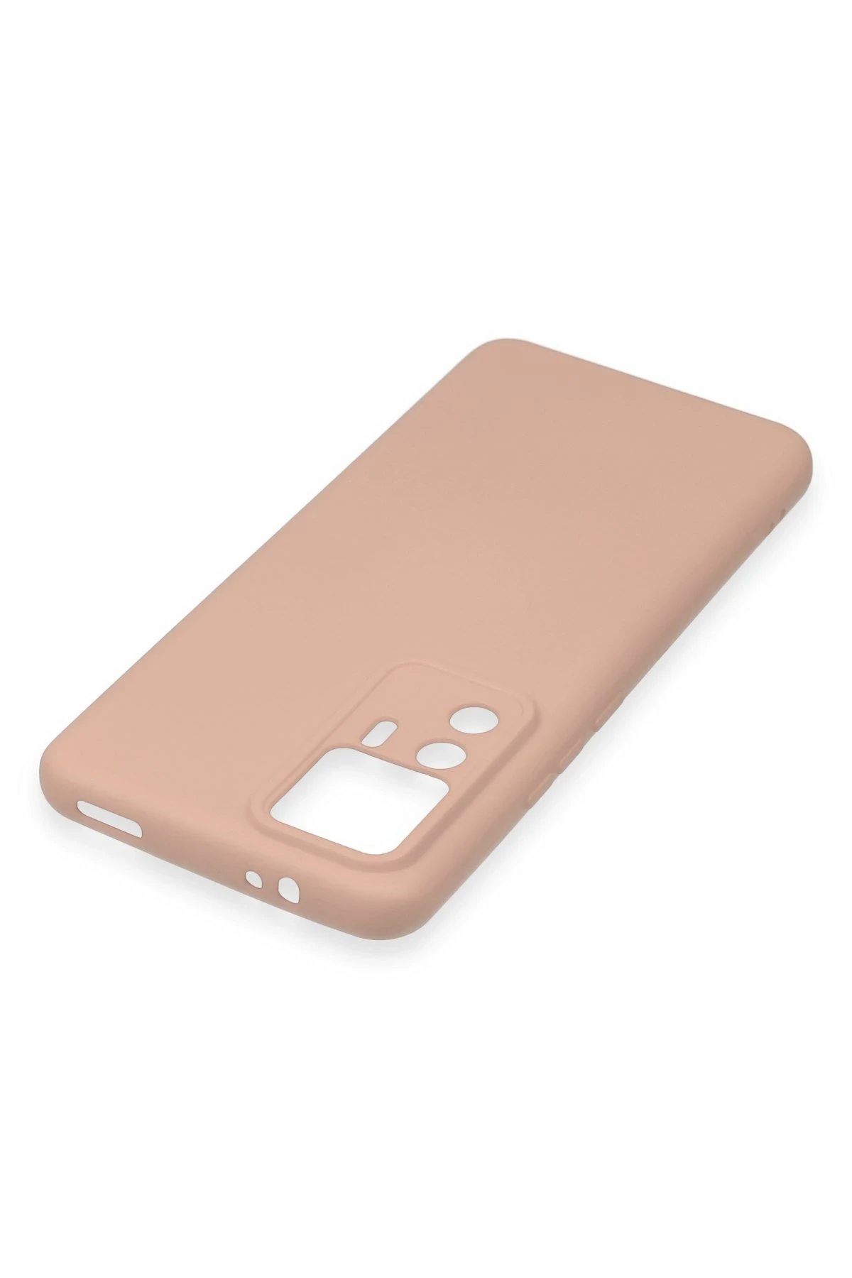 Xiaomi Mi 12T Pro Kılıf Nano içi Kadife Silikon - Pudra-(5796) - Görsel 4