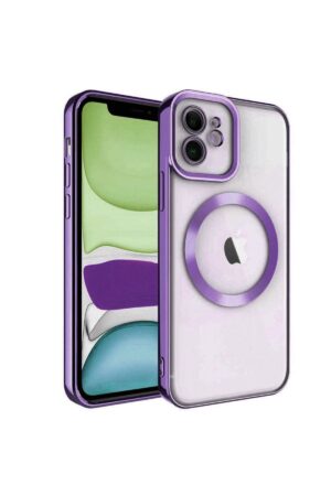 iPhone 12 Kılıf Kross Magneticsafe Kapak - Mor-(5796)