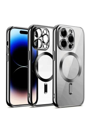 iPhone 12 Pro Kılıf Kross Magneticsafe Kapak - Gümüş-(5796)