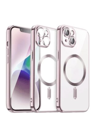 iPhone 13 Kılıf Kross Magneticsafe Kapak - Rose-(5796)