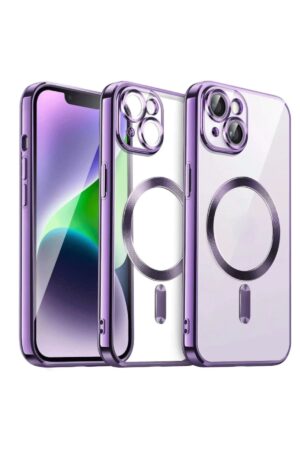iPhone 13 Kılıf Kross Magneticsafe Kapak - Mor-(5796)