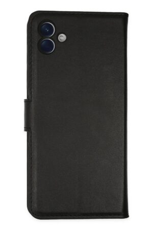 Samsung Galaxy A04 Kılıf Trend S Plus Kapaklı Kılıf - Siyah-(5796)