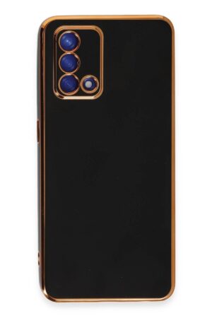 Oppo A74 4G Kılıf Volet Silikon - Siyah-(5796)