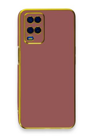 Oppo A54 4G Kılıf Volet Silikon - Kırmızı-(5796)