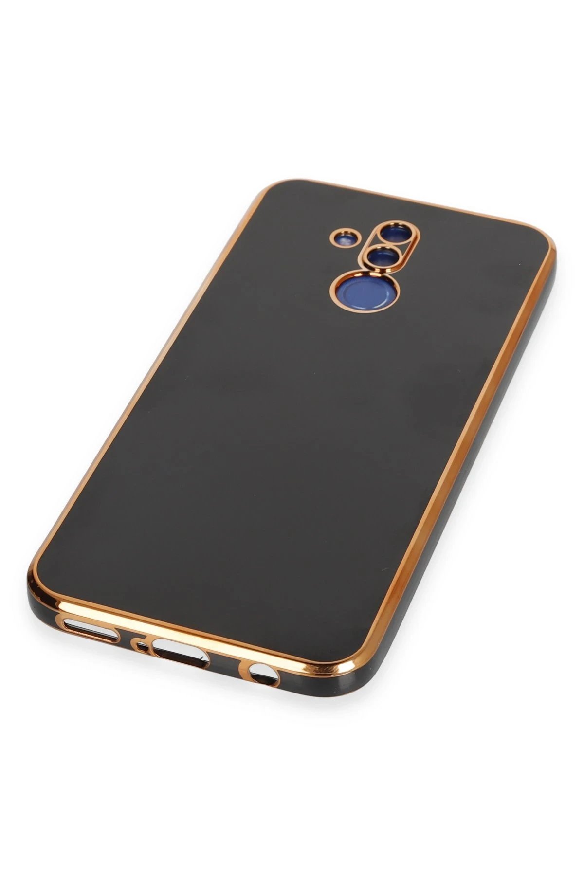 Huawei Mate 20 Lite Kılıf Volet Silikon - Siyah-(5796) - Görsel 4