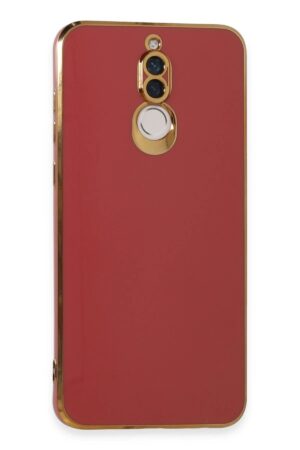 Huawei Mate 10 Lite Kılıf Volet Silikon - Kırmızı-(5796)