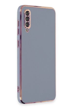 Samsung Galaxy A50 Kılıf Volet Silikon - Mavi-(5796)