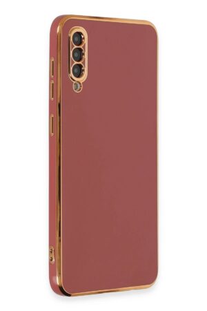 Samsung Galaxy A50 Kılıf Volet Silikon - Kırmızı-(5796)