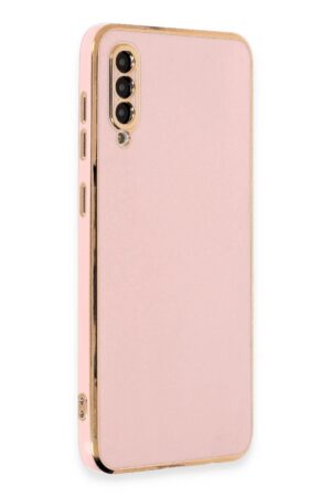 Samsung Galaxy A50 Kılıf Volet Silikon - Pembe-(5796)