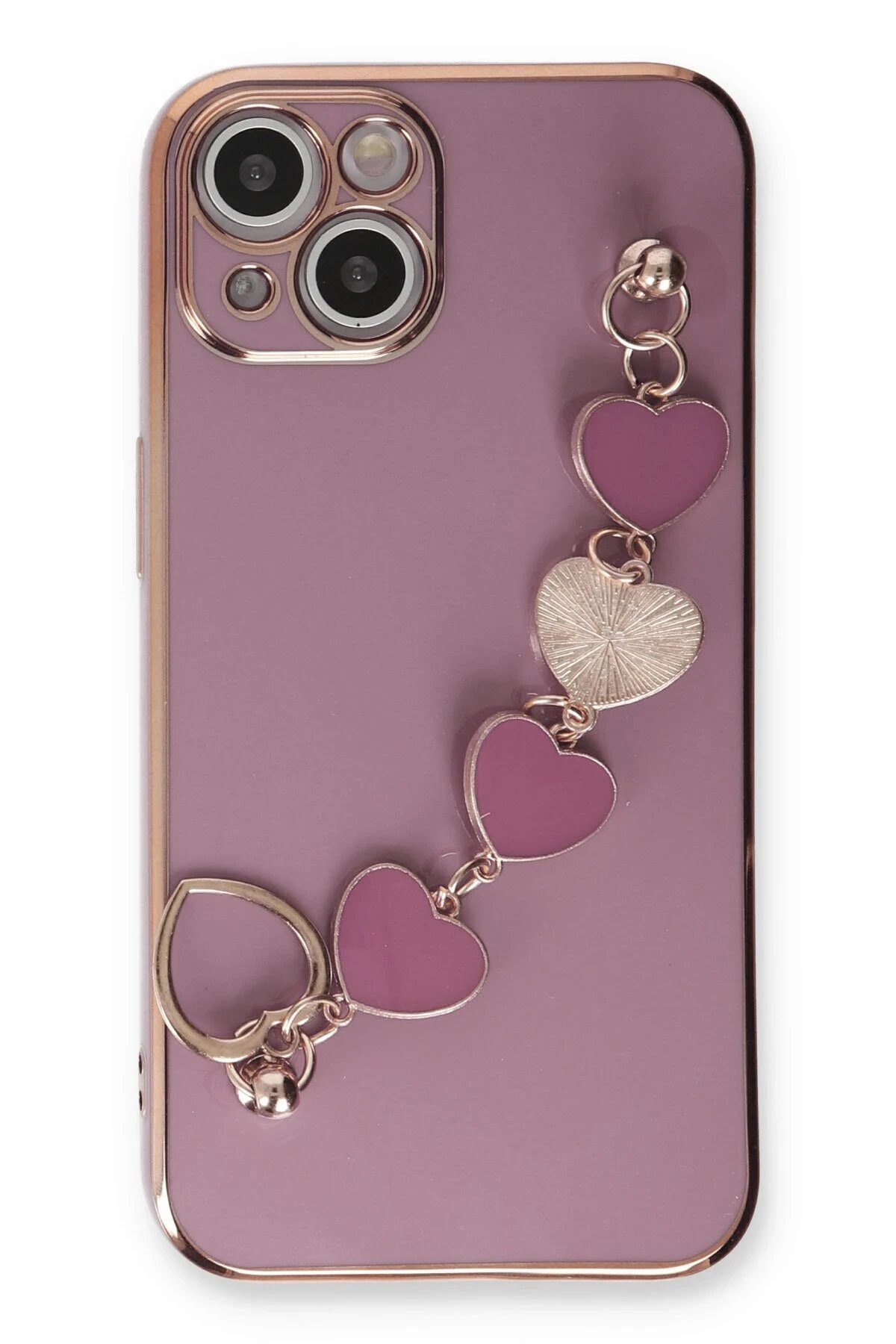 iPhone 14 Plus Kılıf Esila Silikon - Mor-(5796) - Görsel 3