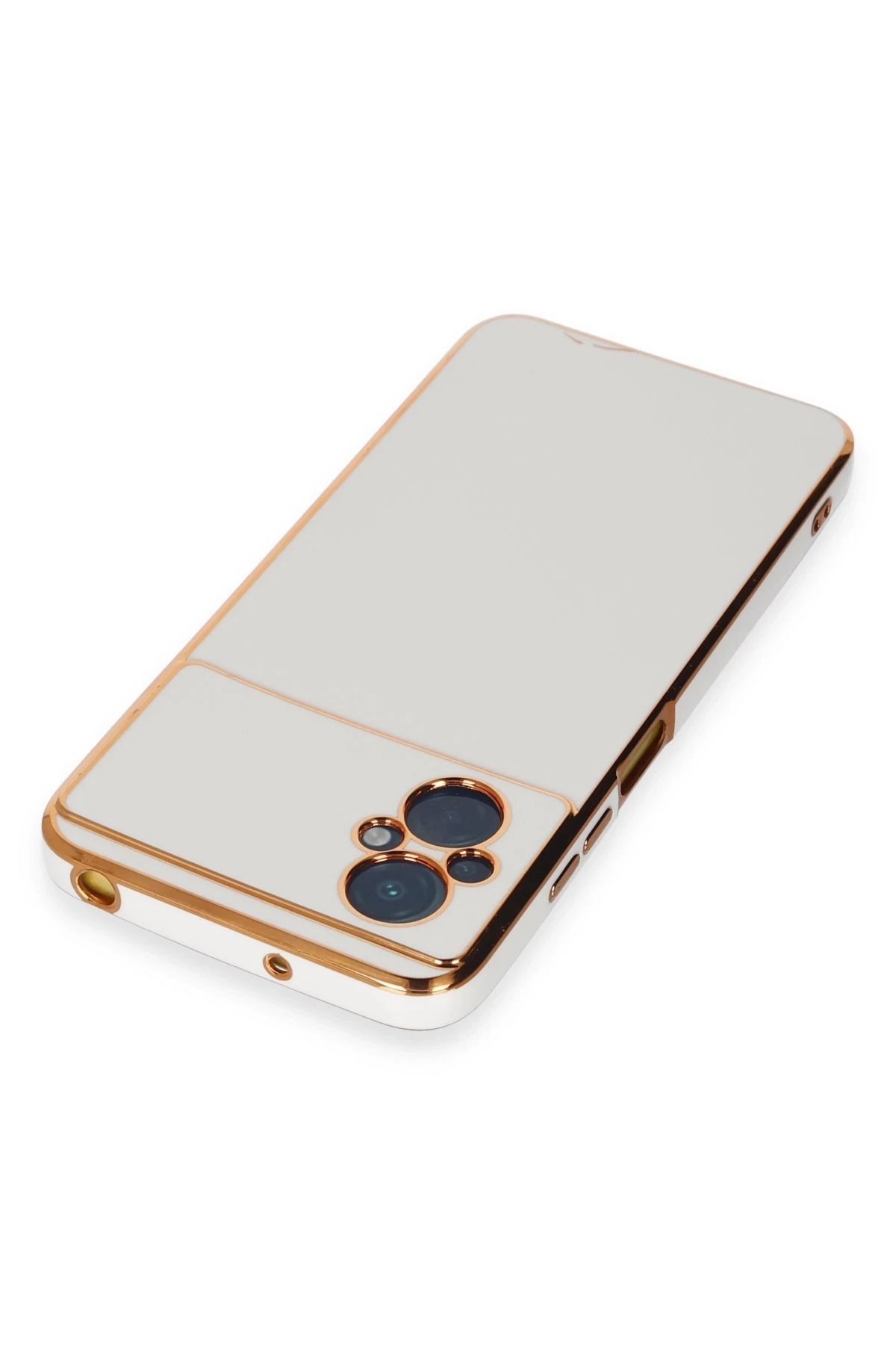 Xiaomi Poco M5 Kılıf Volet Silikon - Beyaz-(5796) - Görsel 3