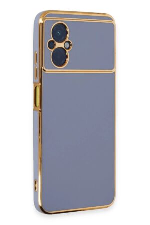 Xiaomi Poco M5 Kılıf Volet Silikon - Mavi-(5796)