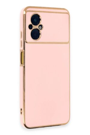 Xiaomi Poco M5 Kılıf Volet Silikon - Pembe-(5796)