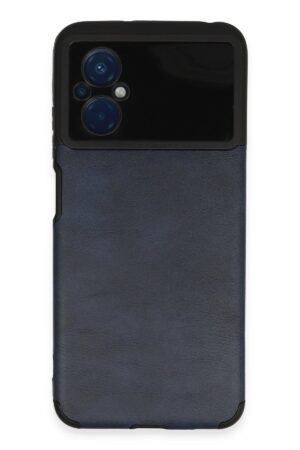 Xiaomi Poco M5 Kılıf Loop Deri Silikon - Lacivert-(5796)