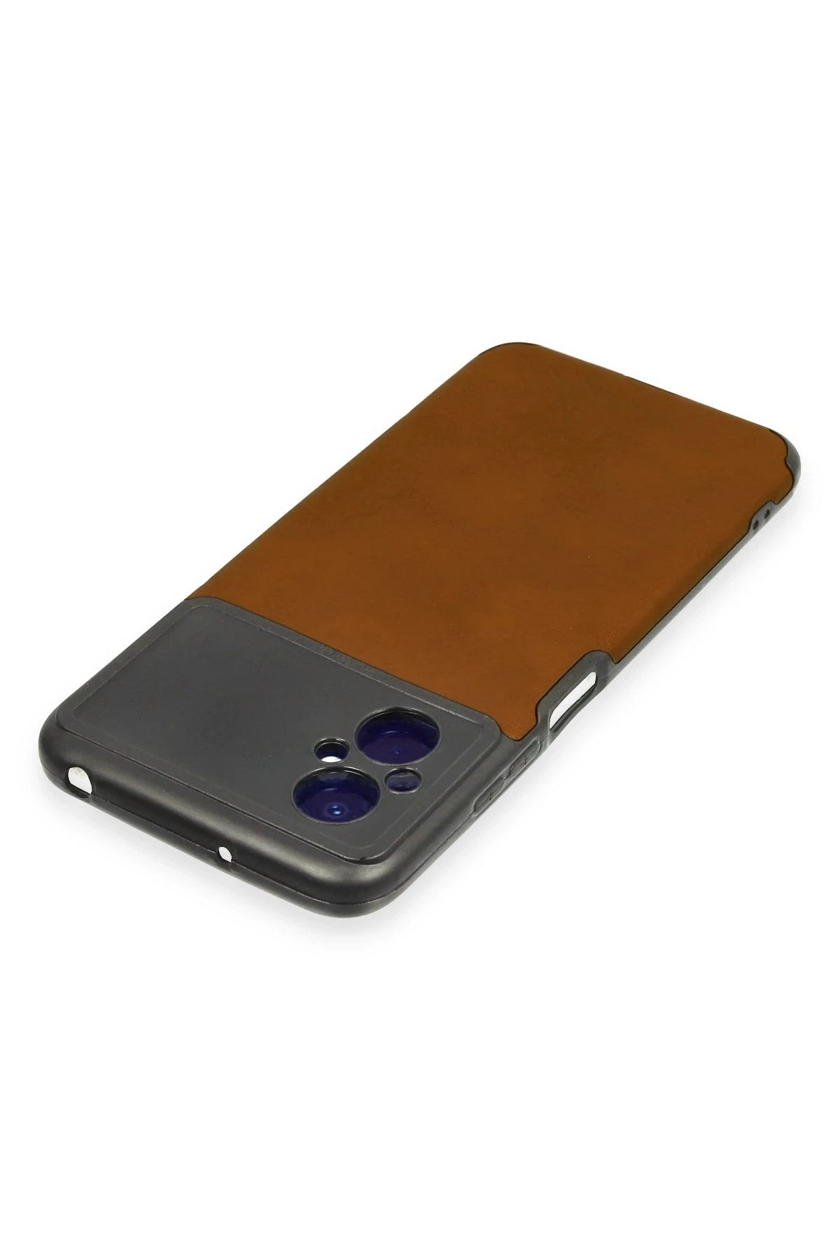 Xiaomi Poco M5 Kılıf Loop Deri Silikon - Kahverengi-(5796) - Görsel 3