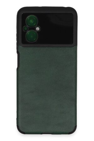 Xiaomi Poco M5 Kılıf Loop Deri Silikon - Yeşil-(5796)