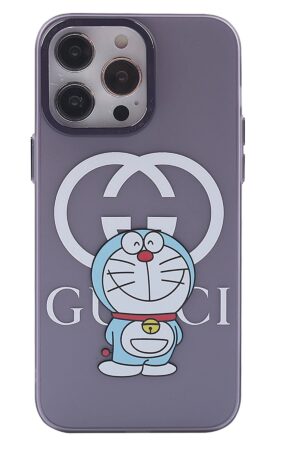 iPhone 13 Pro Kılıf Prada Desenli Kapak - Prada Mor - 3-(5796)