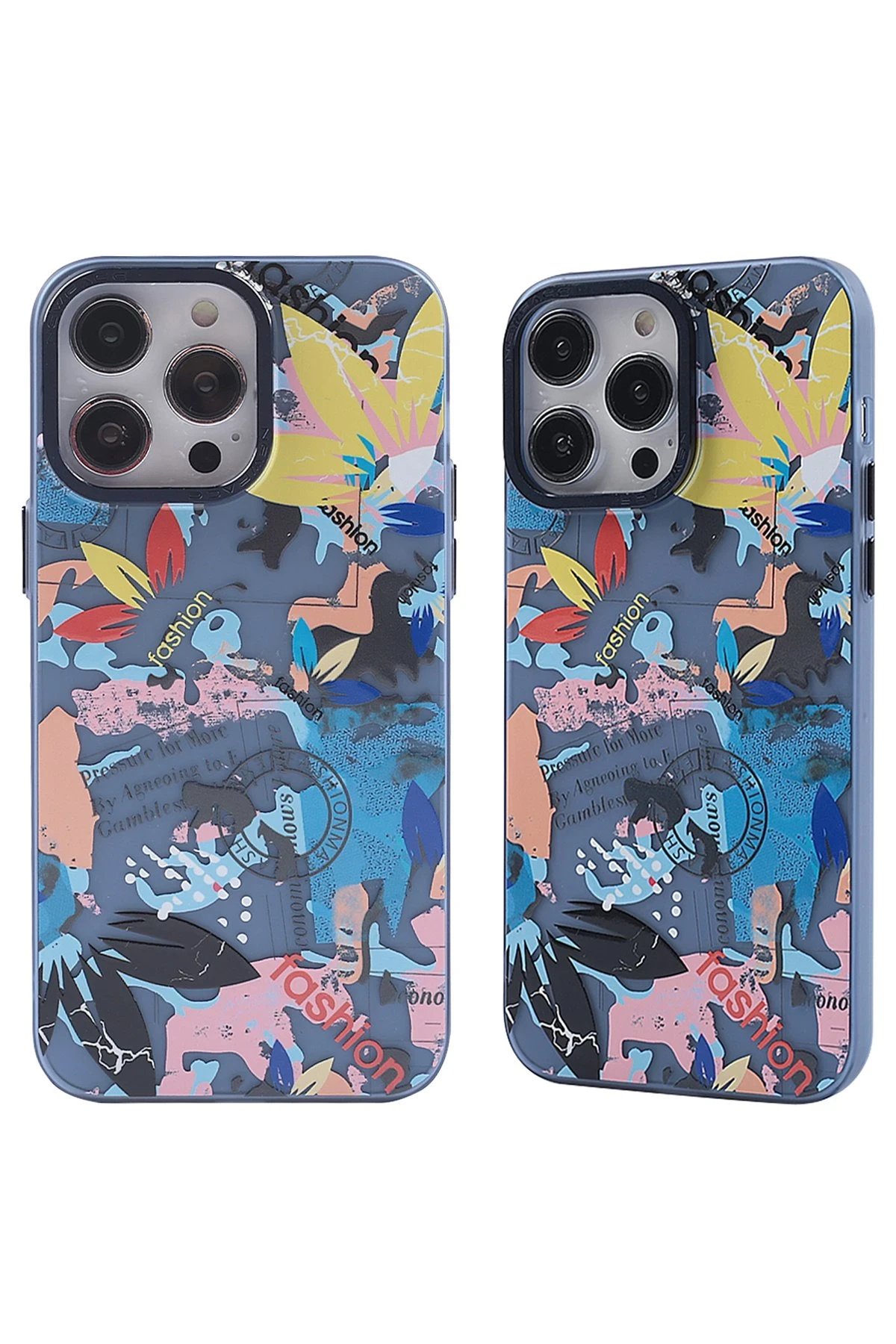 iPhone 13 Pro Kılıf Prada Desenli Kapak - Prada Pembe - 1-(5796) - Görsel 3