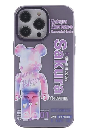 iPhone 13 Pro Max Kılıf Prada Desenli Kapak - Prada Mor - 1-(5796)