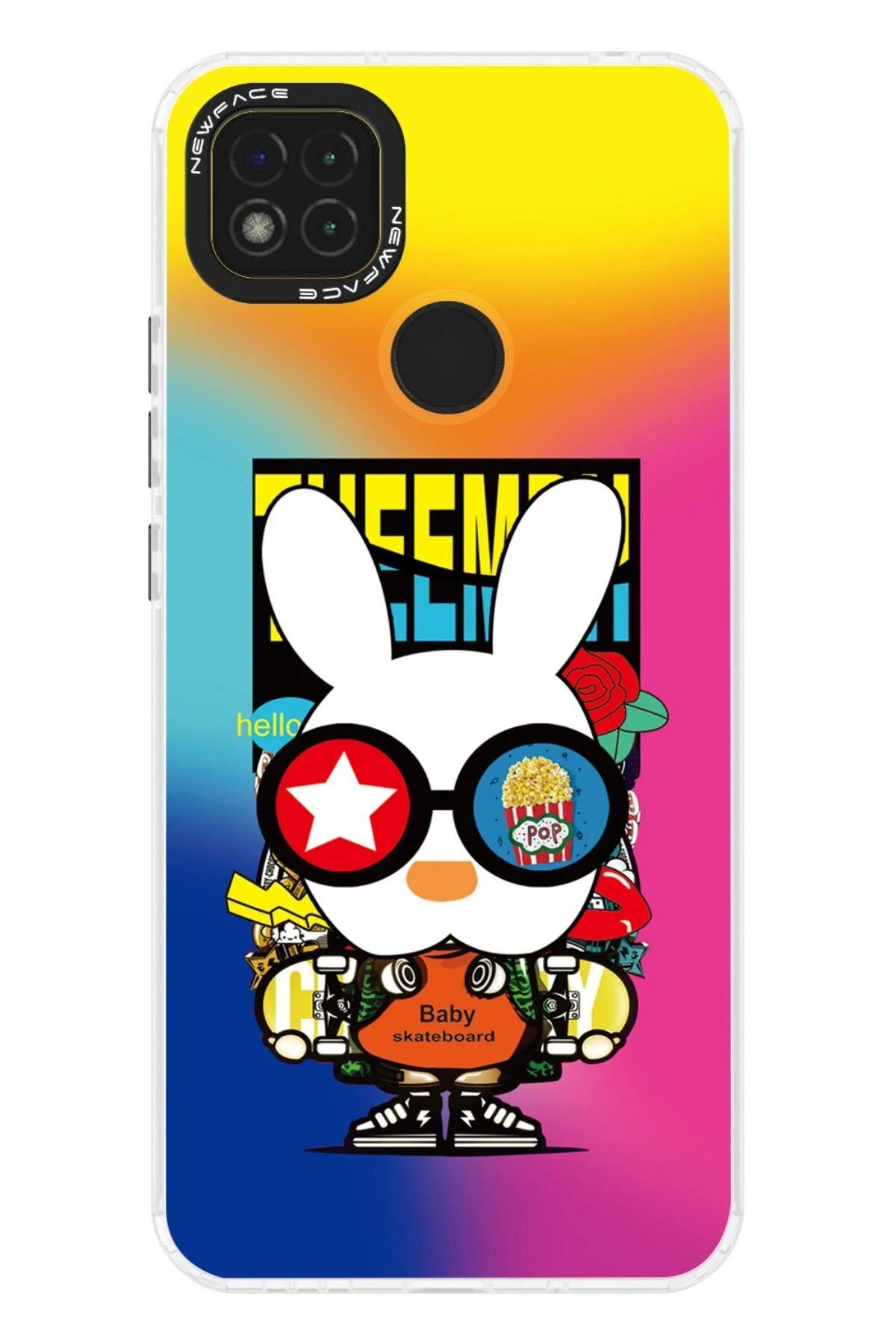 Xiaomi Redmi 9C Kılıf Estoril Desenli Kapak - Estoril - 10-(5796)